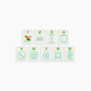 Set di Mahjong Americano con Tessere in Acrilico Melamminico MJ0079 per 4 Giocatori, <span class=keywords><strong>Domino</strong></span> Occidentale, Giochi d'Azzardo per Intrattenimento - Product Image 2