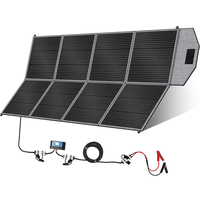 Panneau solaire portable pliable monocristallin Alecter APH-FB96 400W à haute efficacité, 8 cellules, certifié TUV, étanche IP65, pour extérieur