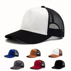 Casquettes Trucker en Maille à 5 Panneaux avec Logo Personnalisé en Gros, en Stock – Casquette Trucker en Daim Vierge - Product Image 1