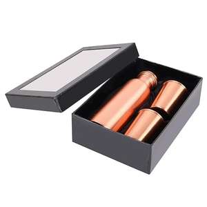 Bouteille en cuivre design d'excellente qualité avec ensemble de verre avec finition lisse, parfaite pour les fêtes, les mariages, les festivals et les cadeaux de famille - Product Image 4