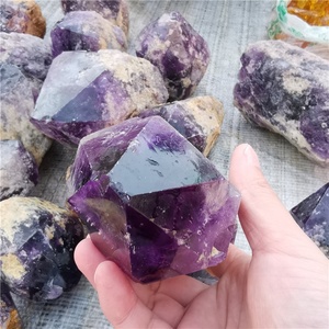 Venta al por mayor buena calidad natural <span class=keywords><strong>amatista</strong></span> crudo, curación de punto de cristal de <span class=keywords><strong>amatista</strong></span> áspera <span class=keywords><strong>piedra</strong></span> precios para Decoración - Product Image 3