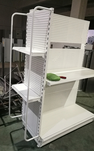 Estantería de góndola con tablero trasero y soporte de exhibición giratorio - Product Image 2