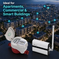 Medidor de Agua Caliente Inteligente Inalámbrico Diyu, Prepago, Multitarifa, TOU, AMI, LORAWAN, Batería de 8 Años, Facturación para Inquilinos, Gestión de Propiedades