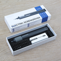 Kingsdun Jeu de tournevis électrique 33 en 1 de haute qualité avec embouts polyvalents Tournevis électrique sans fil à batterie au lithium 800 mAh