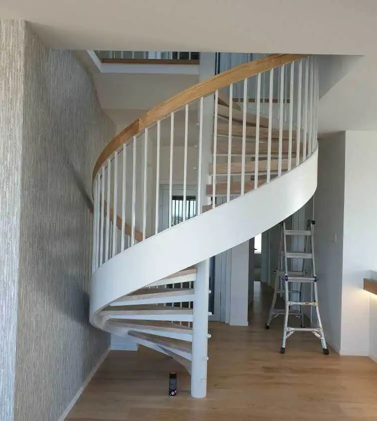 Ace Modern Stairs Geländer Design Holzglas Edelstahl Handläufe für Treppen Wendeltreppen