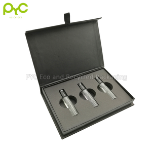 Wholesale Price Customized <b>Empty</b> Bottle Set Luxury <b>Box</b> Round Perfume Lip Balm Oil Cosmetic Set <b>Gift</b> Magnetic Boxes - Product Image 3