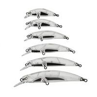45S 50S 60S 70S 80S 95S Corps de leurre de pêche Minnow japonais non peint, type Spearheads, pour appâts durs