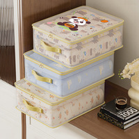Sac de rangement transparent pour literie, organisateur de draps, boîte de rangement sous le lit pour chambre à coucher et armoire