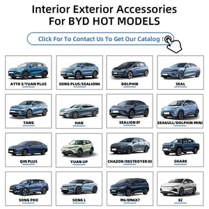Accessoires intérieurs Sealion 5 <span class=keywords><strong>pour</strong></span> BYD Song Pro Champion, tapis de sol, boîte de rangement, accessoire décoratif en ABS imitation carbone <span class=keywords><strong>pour</strong></span> voiture - Product Image 3
