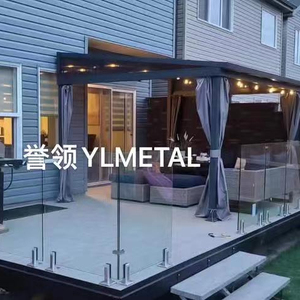 YL sàn lan can 316 không gỉ 2205 kính không khung Spigot lan can kính lan can - Product Image 3