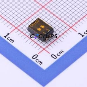 DSHP02TJGER DIP Switch SMD-4P,4.1x5.4mm Switch Single Pole Single Throw 2 1.27mm 25mA - Product Image 1