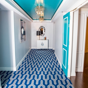 Nhà máy tùy chỉnh kích thước sang trọng 5 sao sảnh khách sạn hành lang hành lang Runner Thảm tường để tường Thuyền biển <span class=keywords><strong>axminster</strong></span> thảm - Product Image 5