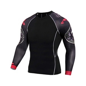 Maillot de surf à manches longues pour homme, protection UV, résistant au chlore, UPF50+, Rashguard pour homme - Product Image 3