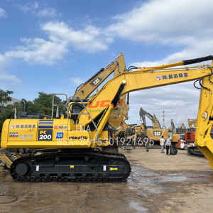 Excavadora sobre orugas Komatsu de alta eficiencia de 20 toneladas, máquina excavadora usada de 20 toneladas con aprobación de la EPA y La CE, Envío Gratis, Envío Gratis - Product Image 1