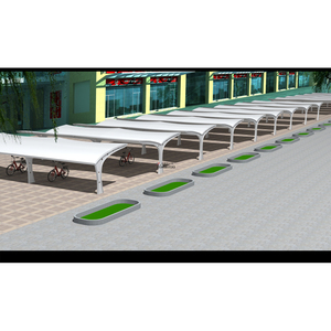 Tende per Parcheggi Auto dal Design Moderno Personalizzabili in Fabbrica, Struttura a Membrana Tensile in <span class=keywords><strong>Materiale</strong></span> <span class=keywords><strong>PVDF</strong></span>, Prezzo Attraente - Product Image 2