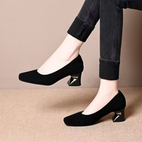Scarpe Eleganti da Donna per Ufficio, Sandali con Tacco Basso Traspiranti e Antiscivolo alla Moda