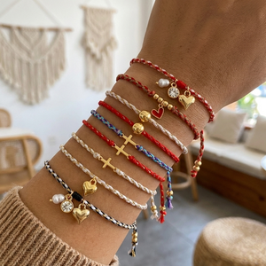 สร้อยข้อมือลูกปัดปรับได้ทำมือ Resoul สำหรับผู้หญิง เครื่องประดับศาสนาคริสต์ สายรัดข้อมือแบบเชือก ของขวัญสำหรับฤดูร้อนและชายหาด - Product Image 3