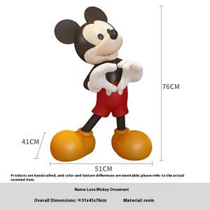 Grand Meuble TV en Résine Bixin <span class=keywords><strong>Mickey</strong></span> <span class=keywords><strong>Mouse</strong></span> Écologique Haut de Gamme pour Décoration de Sol de Salon <span class=keywords><strong>Cadeaux</strong></span> de Pendaison de Crémaillère - Product Image 6