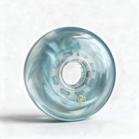 Roues de patins à roulettes Ruidongle originales en PU marbré transparent, roues de slalom à rebond élevé et résistantes à l'usure pour enfants et adultes