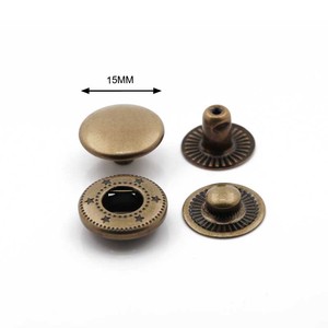 Oferta Especial 8050 #   Botón a Presión de Latón Plateado de 15 mm <span class=keywords><strong>para</strong></span> Chaquetas, <span class=keywords><strong>Ropa</strong></span> y Prendas - Product Image 6