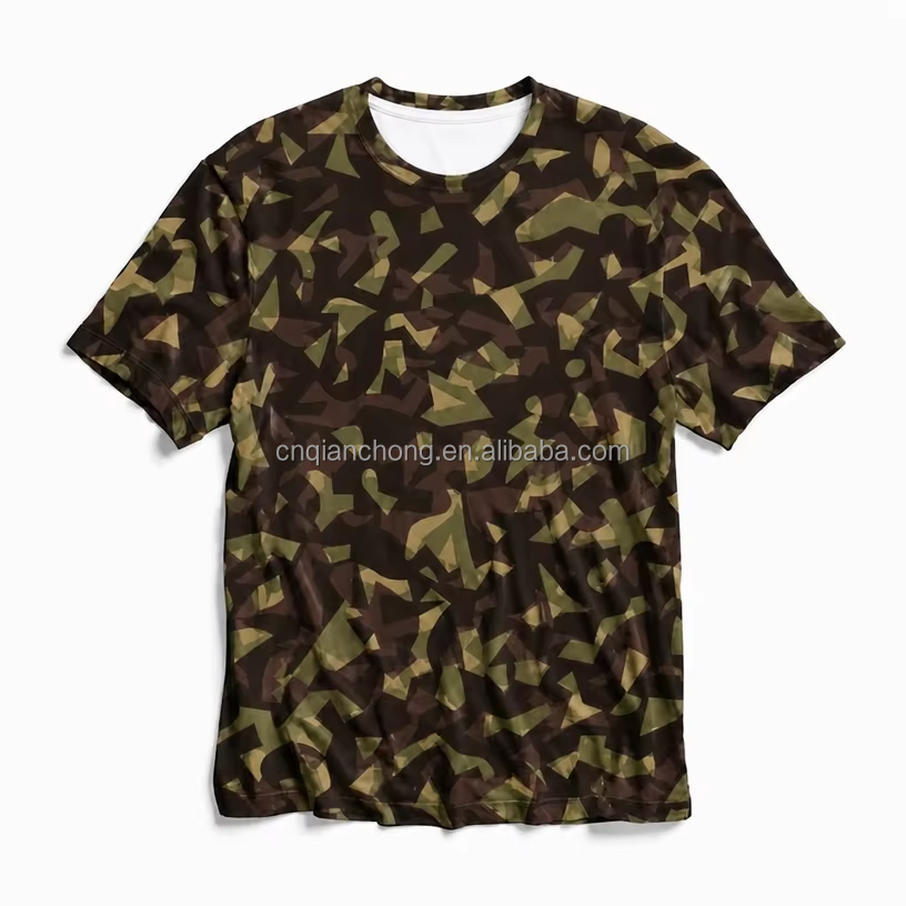 Splinter Sentence OEM Mens Casual Splinter Camouflage Men's Cotton Printed T-Shirts ...