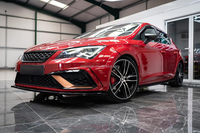 Personnalisation d'usine, cadre de phare antibrouillard en ABS noir brillant, cache de phare antibrouillard, grille pour Seat Leon Cupra/FR MK3.5 2016-2019