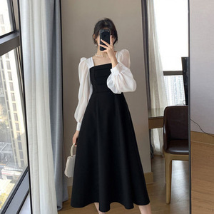 Black Korean Sexy Dress - Elegant & Durable Designs