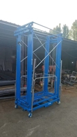 Machine de construction pour échafaudage électrique galvanisé Tables élévatrices en acier Plate-forme élévatrice Grues à treillis pour échelles de sécurité de bâtiment