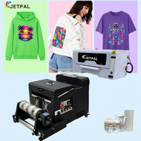 Jetpal Impresora DTF Dual XP600 de 12 Pulgadas, Máquina de Tintado de Película PET para Camisetas, 30cm, 1 Año de Garantía