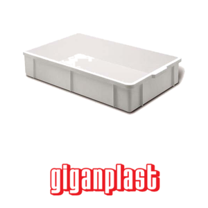 Giganplast <b>Crate</b> Transport Stackable 60 x 40 x 8 h cm Hotel Catering Supplies Wholesale - Product Image 4