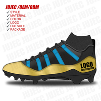 Chaussures de football personnalisées pour enfants, baskets montantes, Chuteira De Futebol, chaussures de football en salle pour hommes, crampons de football américain