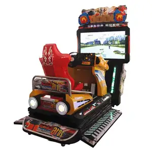 Rennwagen-Spiel-Simulator Videospiel Auto Münzbetriebene Maschine Kinder Vergnügungsgeräte Park Attraktion Rennsport Arcade