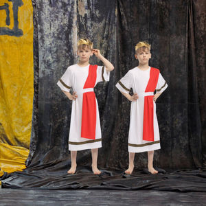 Heroico samurái egipcio FIESTA DE Halloween niños blanco Cosplay disfraz pequeño Faraón Príncipe traje para niños - Product Image 3