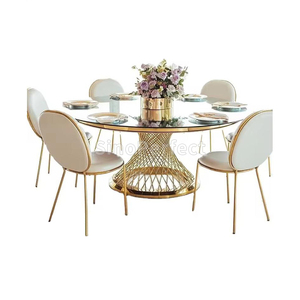 Mesa de acero inoxidable de varios tamaños, espejo de cristal, para sala de estar y sala de estar - Product Image 1