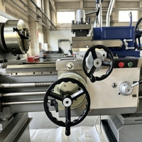 Tour horizontal universel manuel CA6150A, alésage de broche 52 mm, pour le tournage de métaux, idéal pour le travail des arbres et des disques