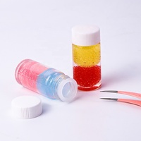 Chine outils de cils de marque privée dissolvant de colle de cils résiduels éponge boule pince à épiler nettoyant FADVAN colle à cils pince à épiler nettoyant