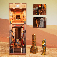 Tonecheer Novedad: Luminaria de Inducción 'Aventura en Egipto' para Rincón de Lectura, Sujetalibros DIY Hecho a Mano para Distribuidores Mayoristas y Tiendas Minoristas