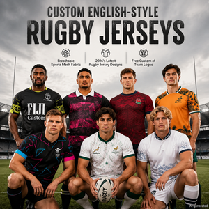 Maillots de l'équipe nationale d'Angleterre de rugby 2026-27 de haute qualité – Maillot de rugby personnalisé rouge rose extensible pour le sport et la ligue - Product Image 2