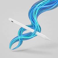 Pena Kapasitif Aktif Universal T1 dengan Tombol Daya Sentuh Ganda, Pengisian Cepat 30 Menit, Pena Tablet Magnetik untuk Semua Merek