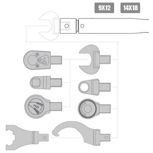 Poignée de serrage métrique interchangeable à tête réglable pour usage DIY et OEM - Product Image 3