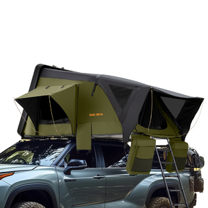 San Hima Nhanh Chóng Thiết Lập Không Thấm Nước Bên Mở Vỏ Sò ABS Cứng Shell Roof Top Lều 3-4 Người Trên Mái Lều Cho 4X4 Offroad Cắm Trại - Product Image 2