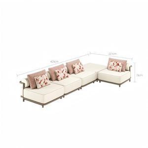 Conjunto de Muebles de Jardín Estilo Nórdico, Muebles de Exterior para Ocio, Resistentes al Agua y a los Rayos UV, Sofá para Terraza o Patio - Product Image 4
