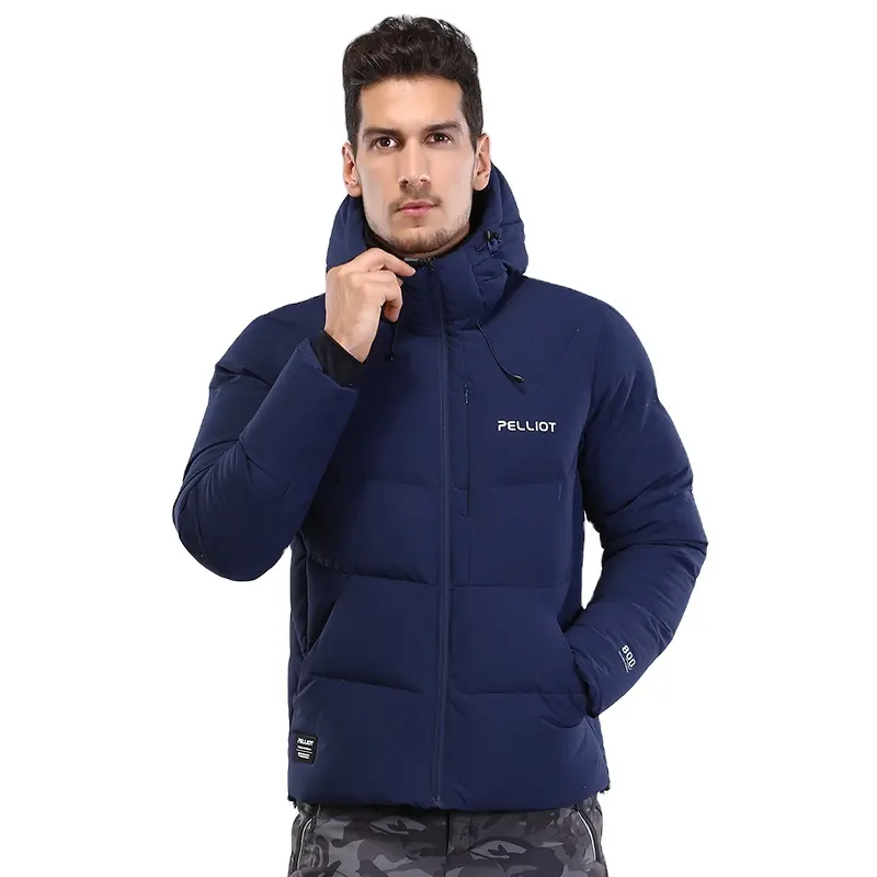 wholesale custom men's duck down winter jacket popular puffer outdoor parka 800 padded down jackets men coat
