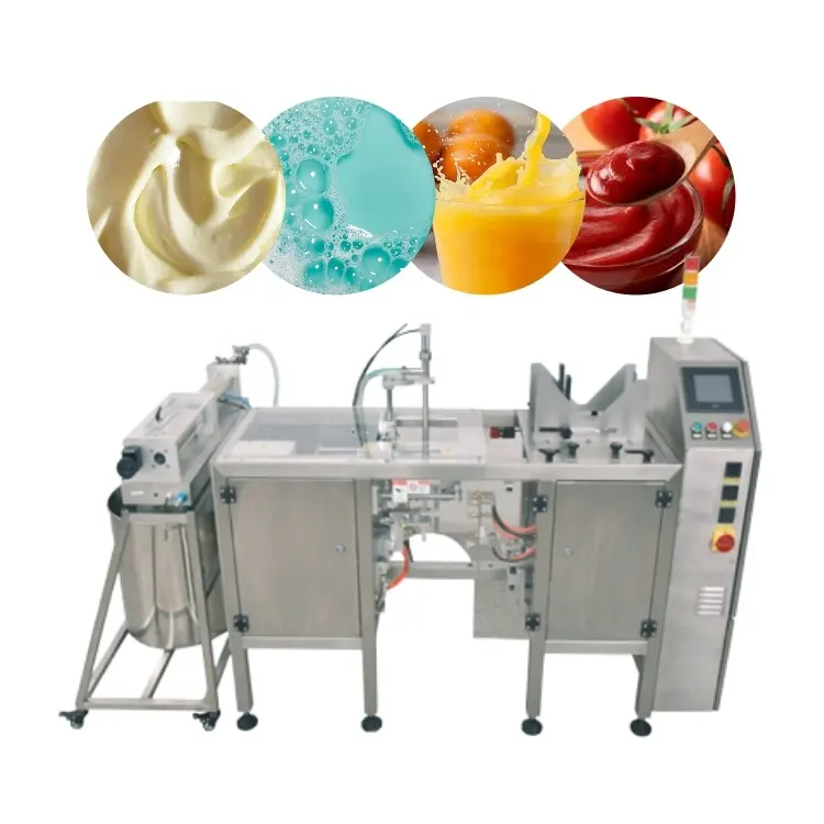Máquina de embalagem industrial PP116 para geléia de frutas linear pré-formada