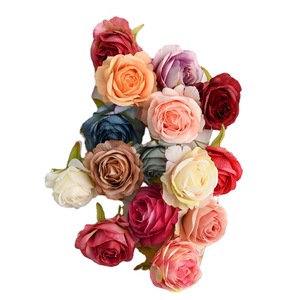 ซุ้มดอกกุหลาบทำจากผ้าไหมหรูหราสำหรับตกแต่งงานแต่งงานของขวัญวันแม่ - Product Image 5