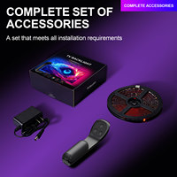 WITOP Smart RGBIC TV Ambient Light HDMI Sync Box LED Strip Backlight avec caméra, synchronisation musicale pour jeux et home cinéma