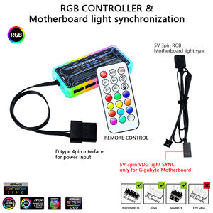 Vente flash, ventilateur de refroidissement CPU personnalisé, super <span class=keywords><strong>silencieux</strong></span>, connecteur 6 broches, 120 mm, plastique, RGB, pour le jeu - Product Image 6