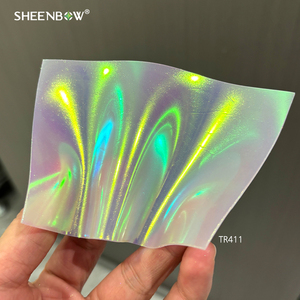 Poudre de pigment de peinture automobile Sheenbow Aurora White Super Chameleon Rainbow Super Shifting Opal Iridescent Color Shift - Product Image 2