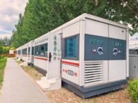Maison préfabriquée de luxe en conteneur de 40 pieds avec salle de bain, cuisine, maison-capsule P7 pour habitation