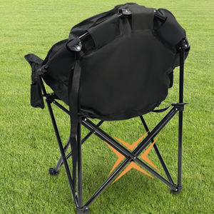 Chaise de camping chauffante surdimensionnée en aluminium OEM Entai, robuste, rembourrée, pliable, avec poche latérale, porte-gobelet et sac de transport pour repas - Product Image 3